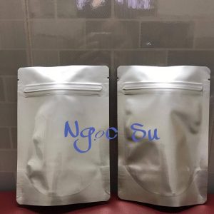 Túi zip bạc mờ