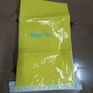 Bao PP dệt ghép MPET màu vàng nhạt