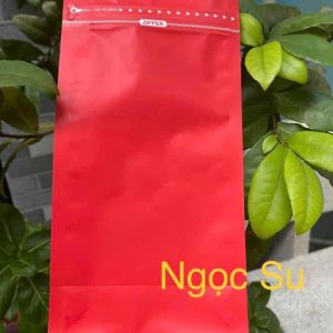 Túi zip 8 cạnh màu Đỏ