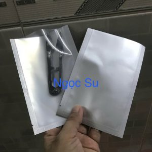 Túi 3 biên ghép mặt trong mặt bạc mờ - Túi bạc ghép