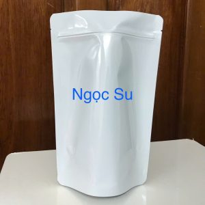 Túi zip sữa, túi zip màu trắng sữa