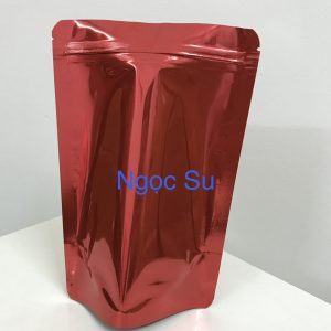 Túi zip màu đỏ